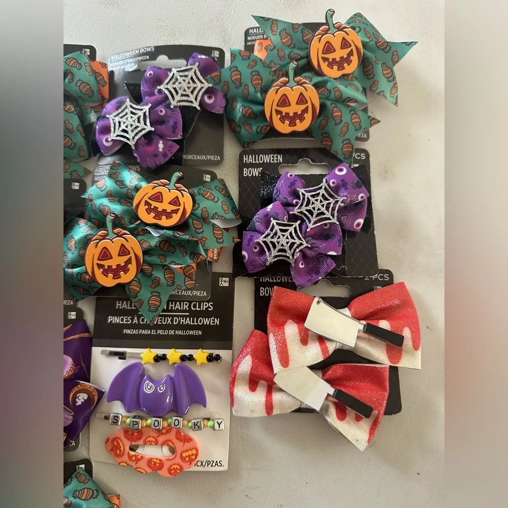 Bundle / Halloween Themed Kids Hair Accessories‎ Set